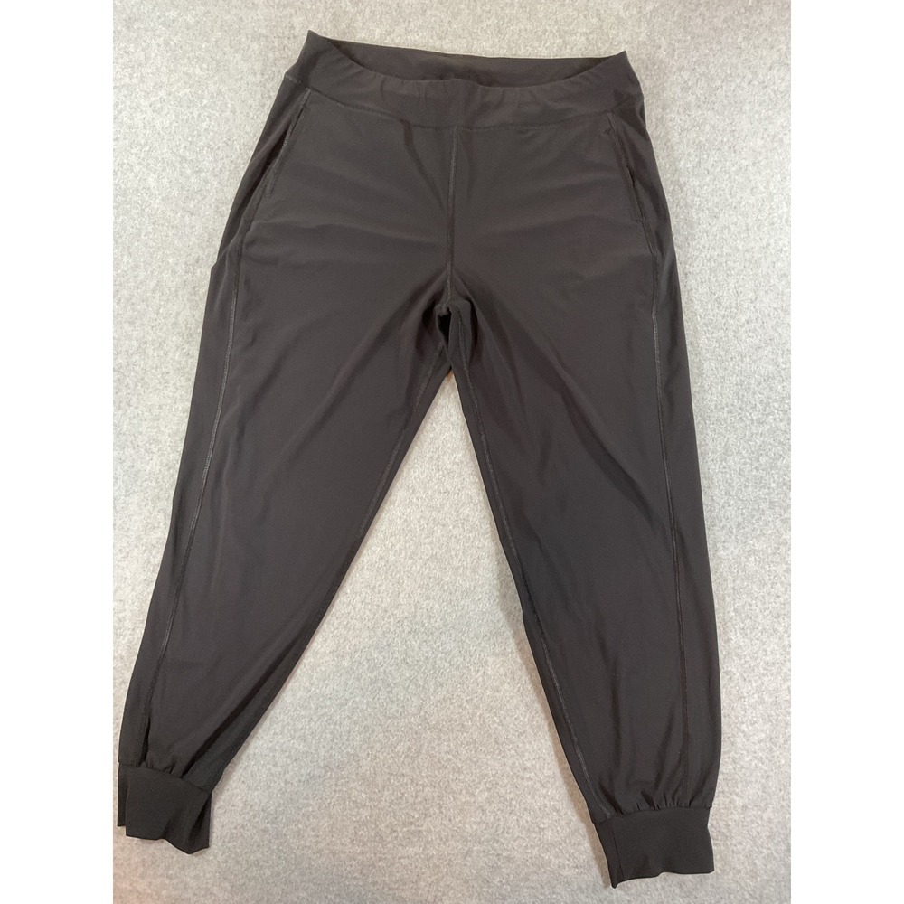 Sweaty Betty Gary Yoga Pants Black Tapered Joggers Womens M Short SB4046D #661